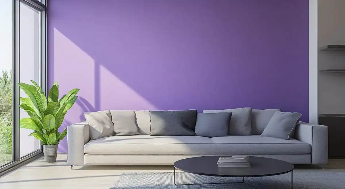 Purple Wall Color Combination